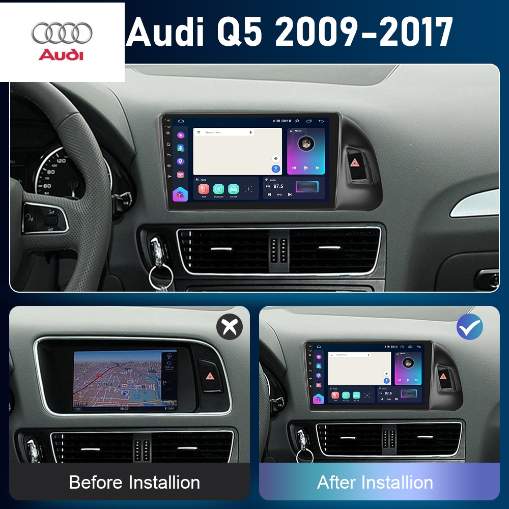 Audi Q5 2009 - 2017 - pantalla táctil con navegador GPS