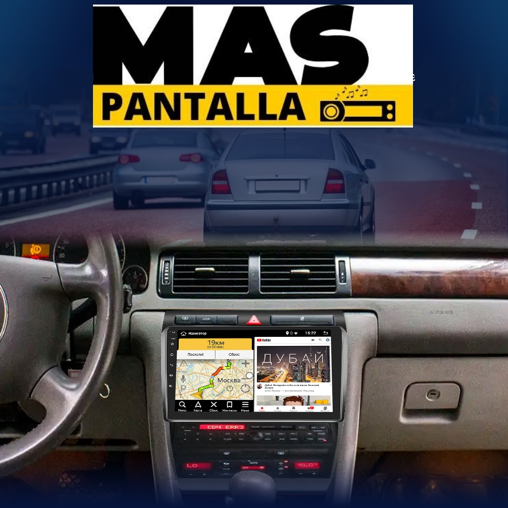 Audi A6 C5 1997-2004 - pantalla táctil con navegador GPS