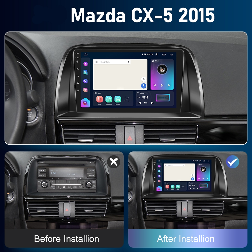 Mazda CX5 CX-5 2012 - 2015 - pantalla táctil con navegador GPS