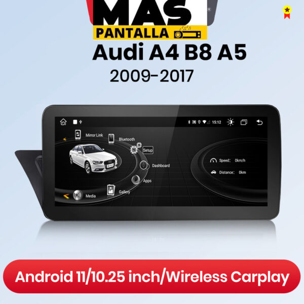Pantalla Audi A4 B8, A5 2009-2016