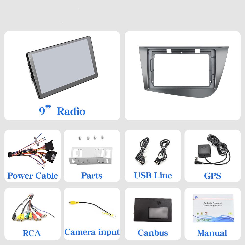 Leon 2 MK2 2005 - 2012 - Android Auto y Carplay integrados