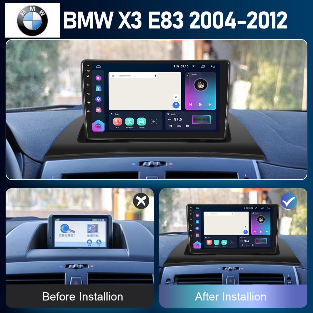 BMW X3 E83, 2004 - 2012 + Carplay - pantalla táctil con navegador GPS