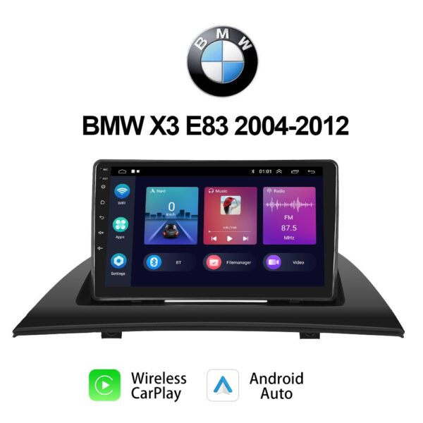 Pantalla BMW X3 E83, 2004 - 2012 + Carplay