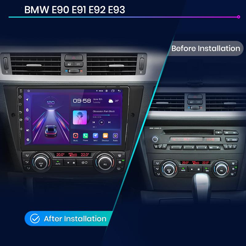 Pantalla BMW 3 Series E90 E91 E92 E93 - pantalla táctil con navegador GPS