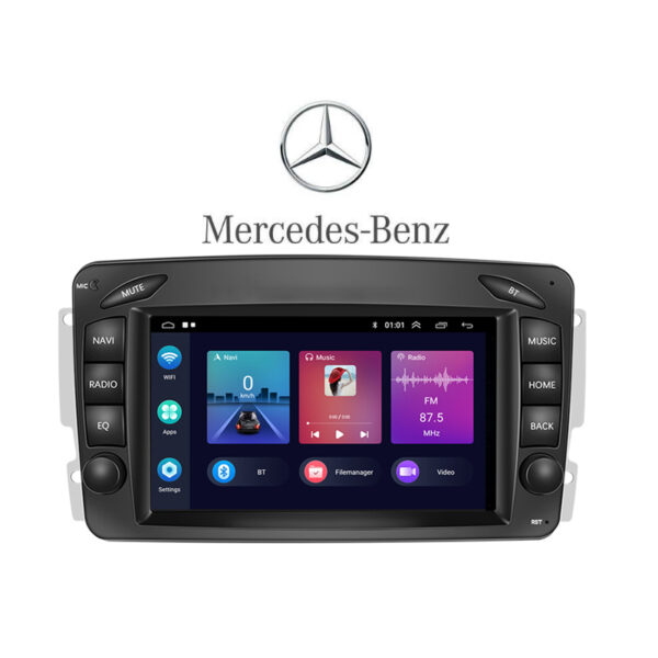 Pantalla Android Mercedes Benz W209 W203 W463 W208