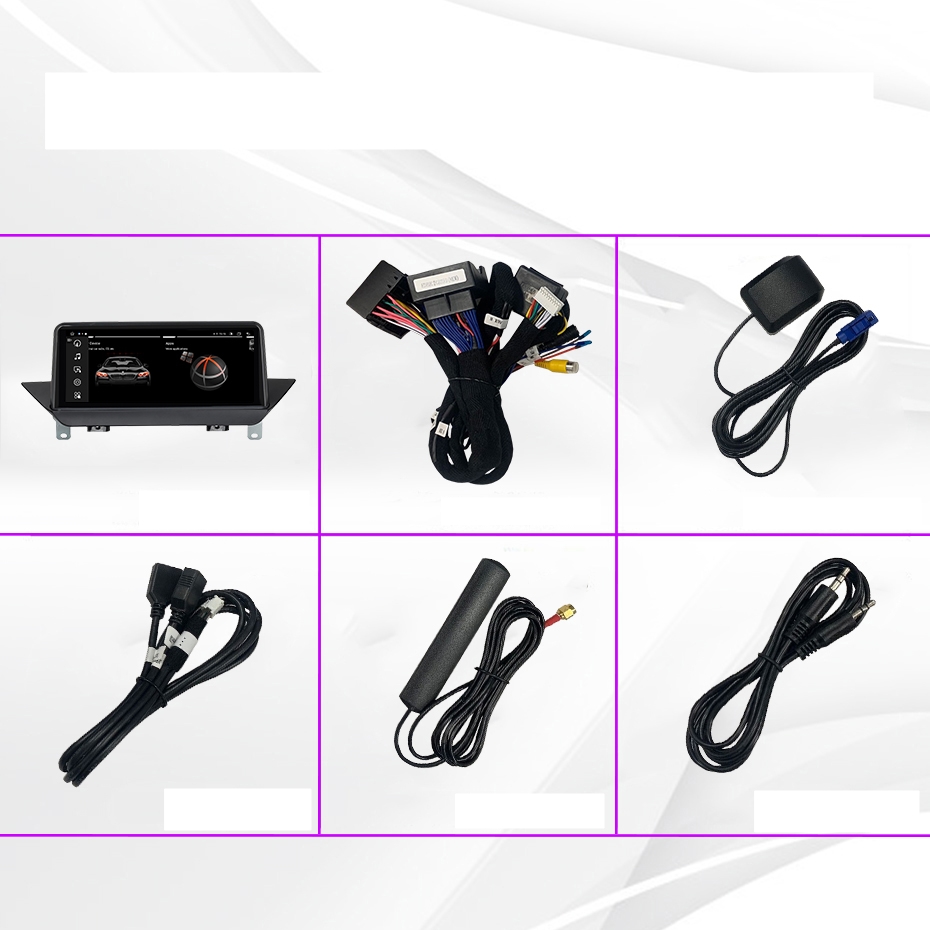 BMW X1 E84 2010 - 2015 Carplay - conexiones y cableado trasero