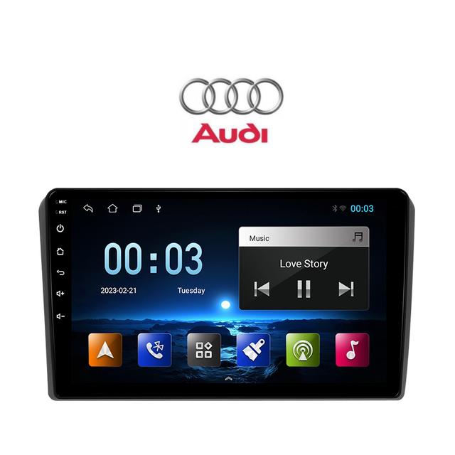 Radio Pantalla Audi A3 MP3010 2003 - 2013 - radio con GPS, Carplay y Android Auto