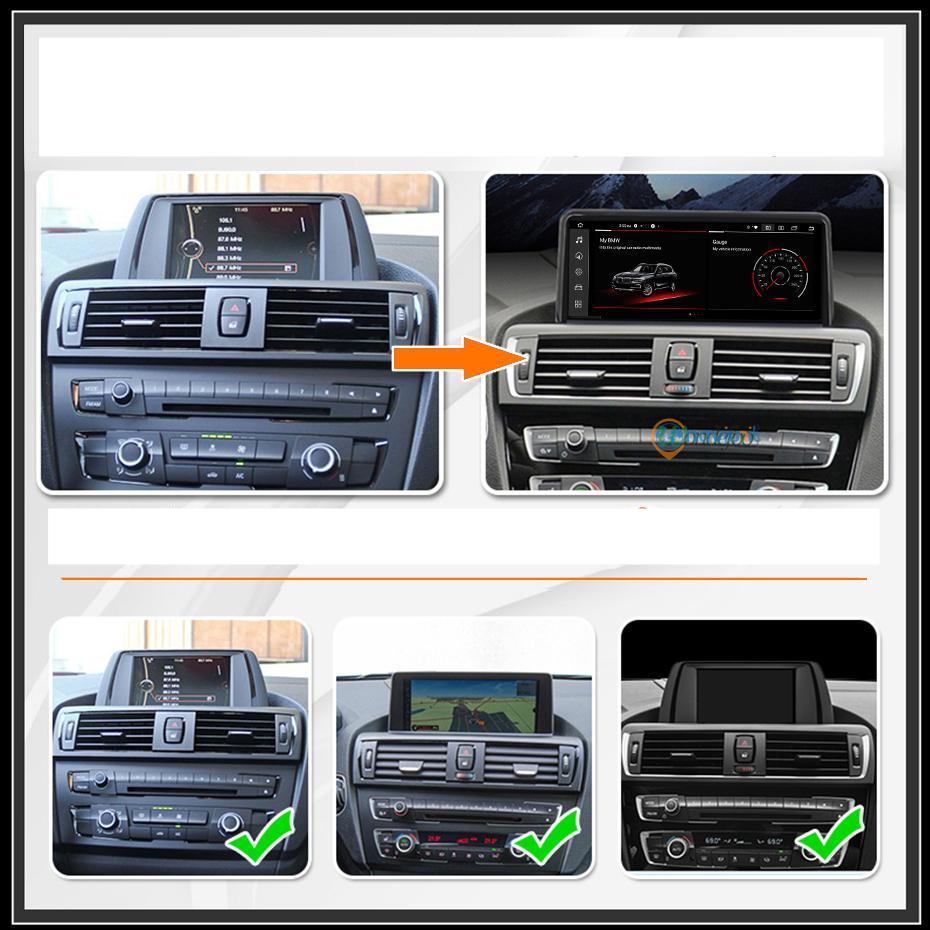 Serie 1 F20 F21, Serie 2 F23, Serie 3 F30 F31 F34, Serie 4 F32 F33 F36 - pantalla táctil con navegador GPS