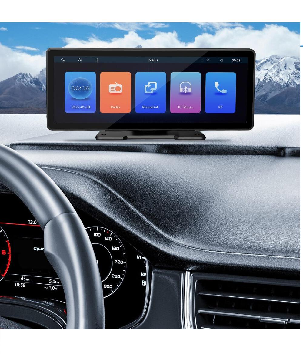 Radio Multimedia con GPS para coche, reproductor de vídeo con WIFI, pantalla Universal de 10,26 pulgadas, inalámbrico, Carplay, para Apple o Android Radio Multimedia con GPS para coche, reproductor de vídeo con WIFI, pantalla Universal de 10,26 pulgadas, inalámbrico, Carplay, para Apple o Android