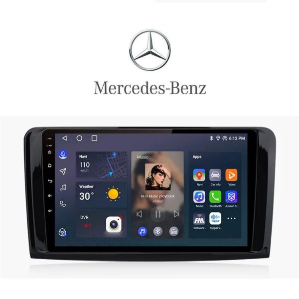 Pantalla Android Mercedes Benz GL ML R 2005 - 2012