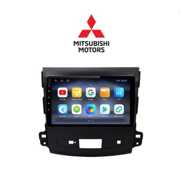 Radio Android con pantalla táctil para Citroën Mitsubishi Outlander 22005-2012 con GPS y menú de aplicaciones