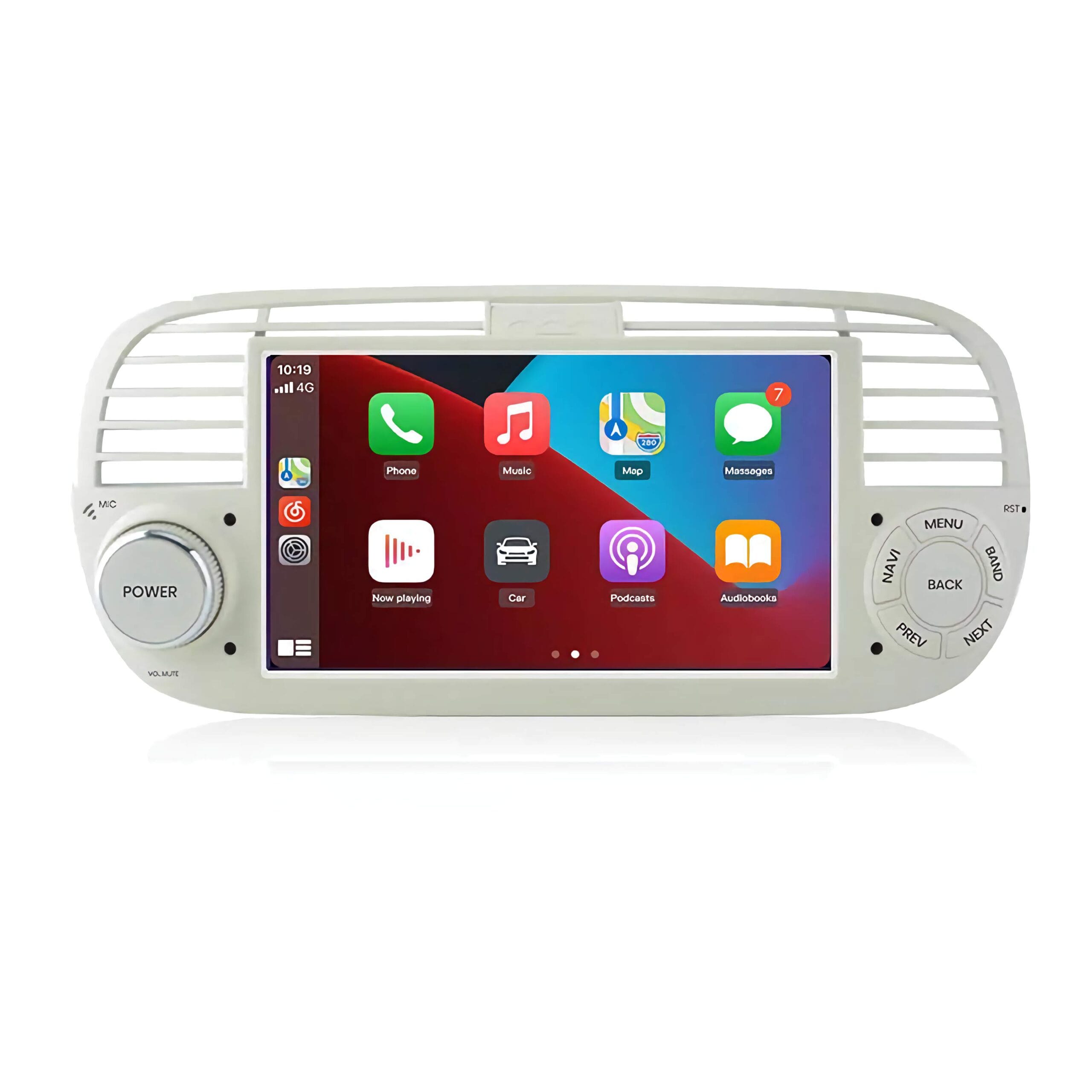 Radio con pantalla para Fiat 500
