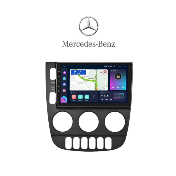 Pantalla Android Mercedes Benz ML 97 - 2005 - radio con GPS, Carplay y Android Auto