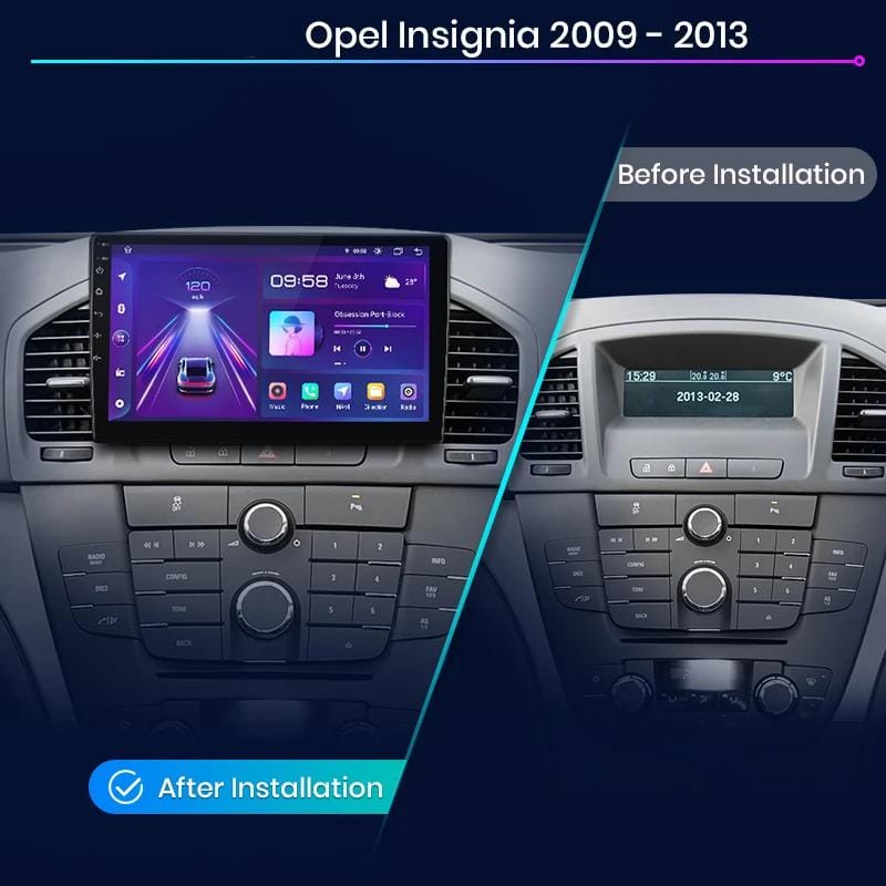 Opel Insignia 2009 - 2013 - pantalla táctil con navegador GPS