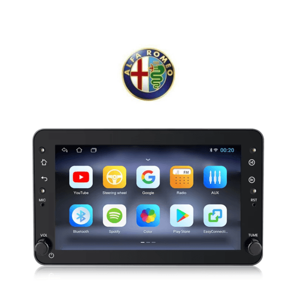Radio Pantalla Alfa Romeo Brera Spider 159 - radio con GPS, Carplay y Android Auto