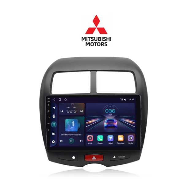 Pantalla Android Mitsubishi ASX 2010 - 2016 - radio con GPS, Carplay y Android Auto