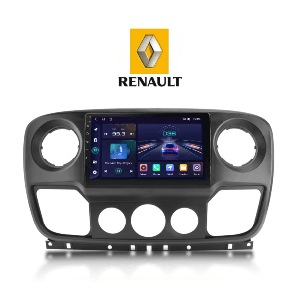 Pantalla Android Renault Master 2010 - 2021 - radio con GPS, Carplay y Android Auto