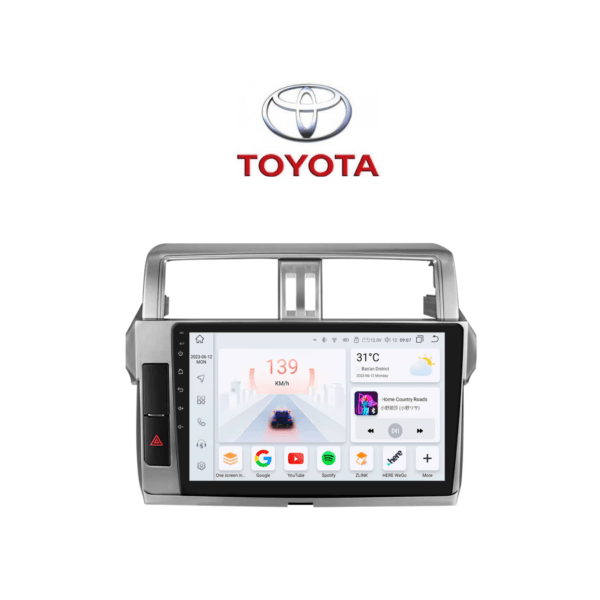 Pantalla Android Toyota Land Cruiser con GPS