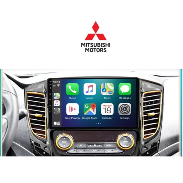 Pantalla Android 7 pulgadas para Mitsubishi L200 y Pajero (2002-2008) con CarPlay, GPS y Bluetooth