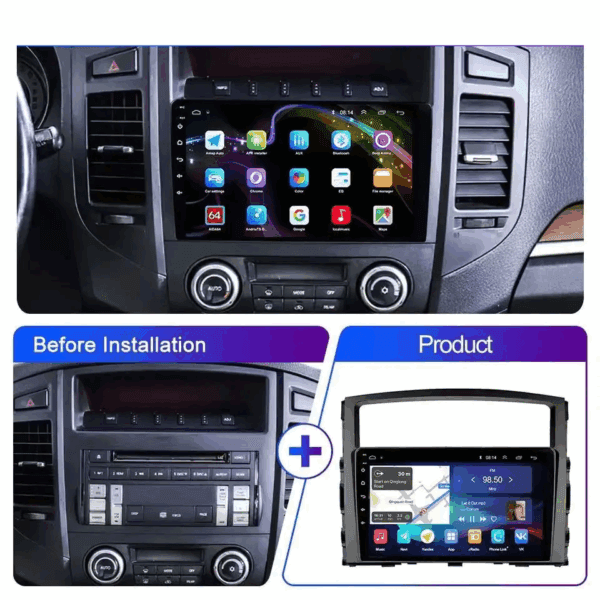 Radio Carplay Mitsubishi Montero 4 V80 V90 (2006-2014)