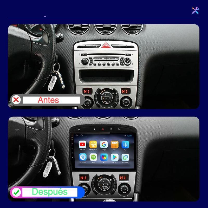 Peugeot 308 308SW 408 - pantalla táctil con navegador GPS