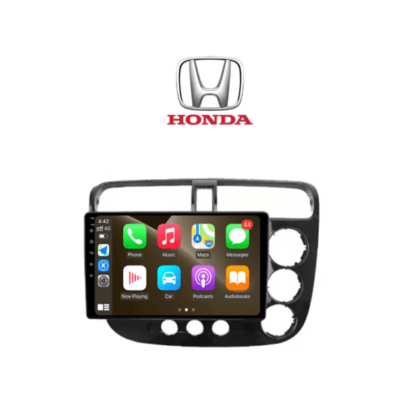 Pantalla Android Honda CIVIC 2000 - 2005 - radio con GPS, Carplay y Android Auto