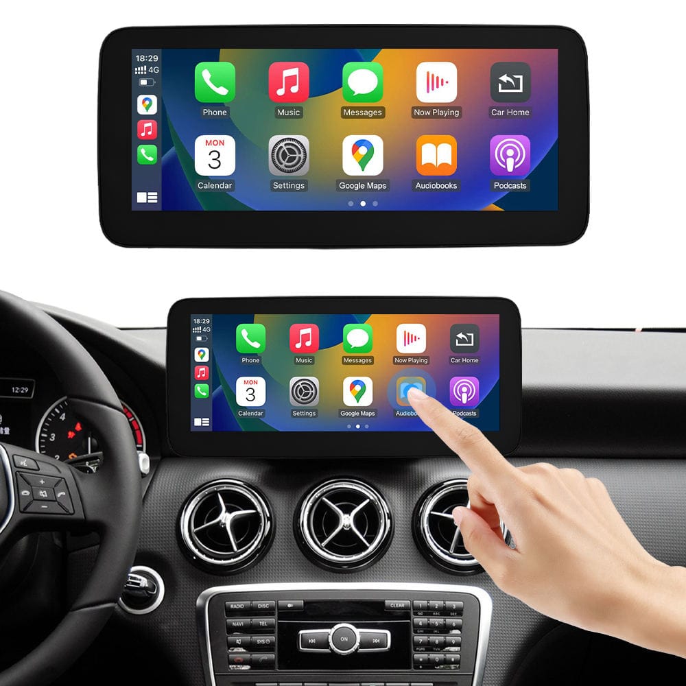 Pantalla Mercedes Clase A W176 con Carplay inalámbrico