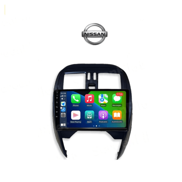 Nissan Micra K13 2013 - 2017 - radio con GPS, Carplay y Android Auto