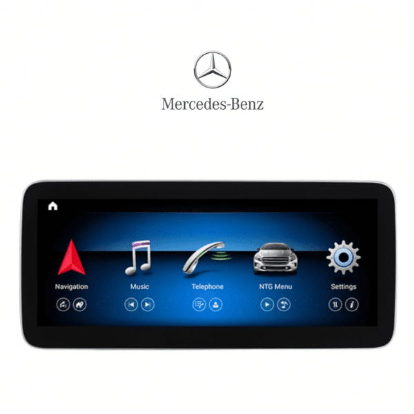 Pantalla Mercedes Clase A W176 - radio Android con GPS, Carplay y Android Auto
